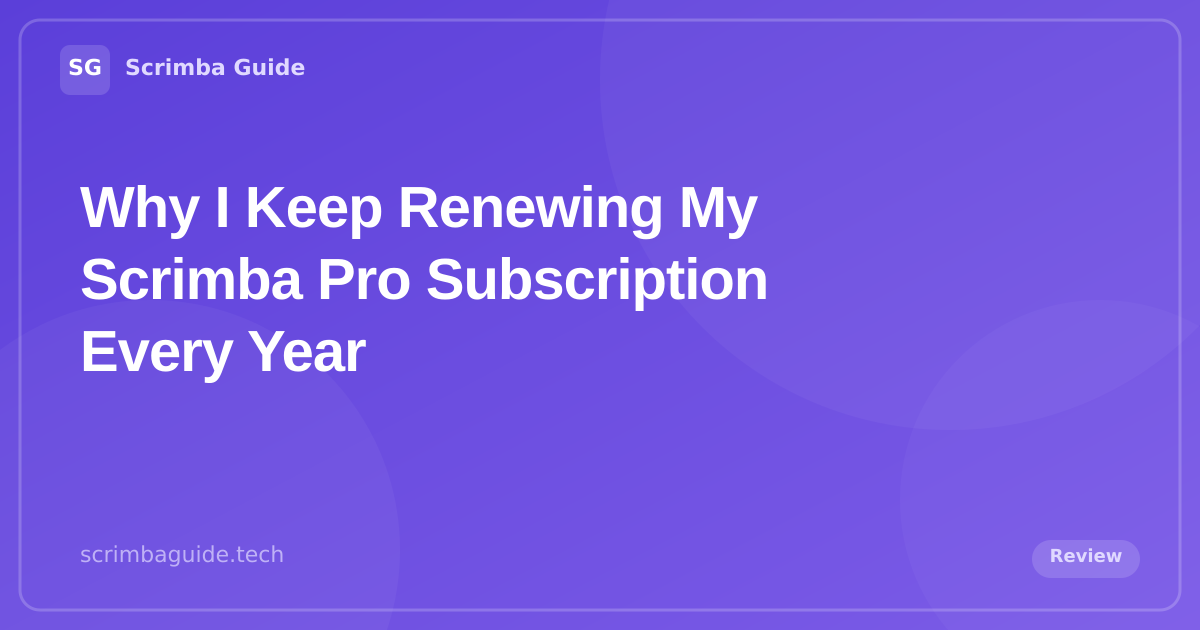 Why I Keep Renewing My Scrimba Pro Subscription Every Year — Scrimba Guide Blog