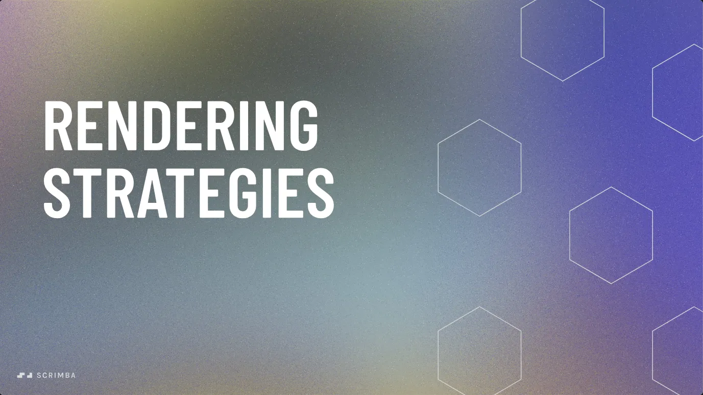 Rendering Strategies card from Learn Next.js, the longest free framework course in this category
