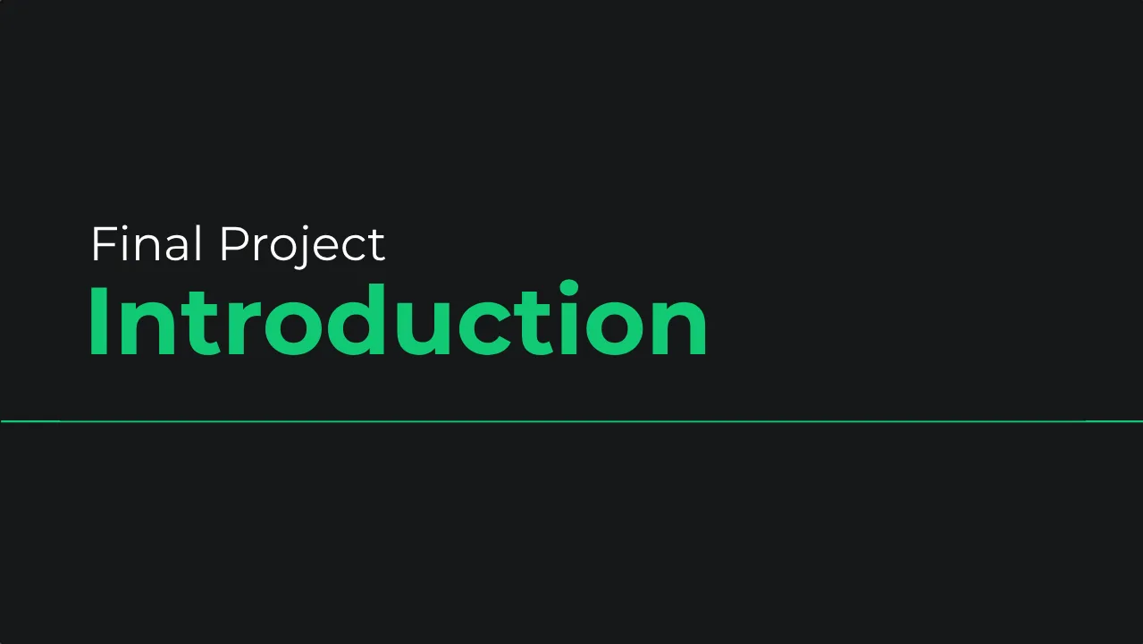 Title card for chapter 12 of Scrimba's Learn UI Design course: Final Project Introduction